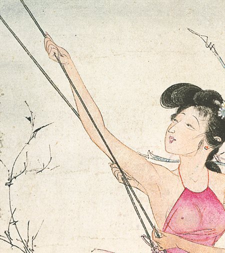 应县-胡也佛的仕女画和最知名的金瓶梅秘戏图